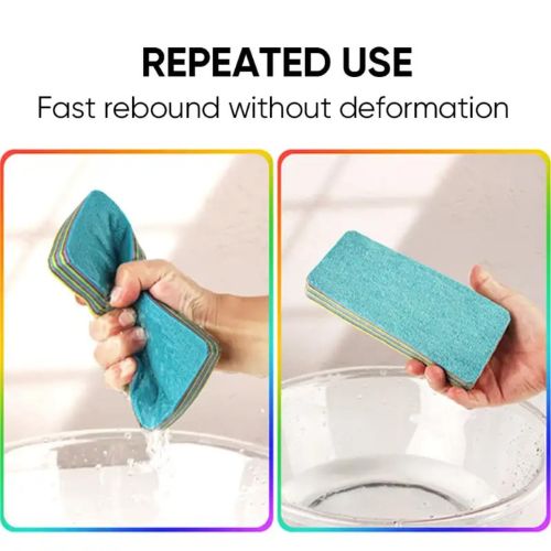 🌈 Rainbow Design Sponge 💥Pack of 12 Pcs @ Rs.699 Only 💥