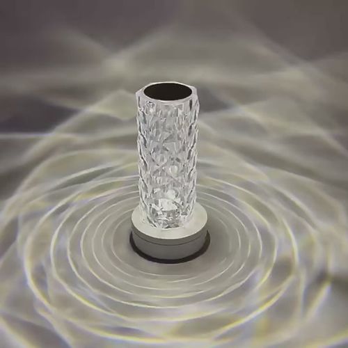 16 Colors Rose Rays Crystal Diamond Table Lamp