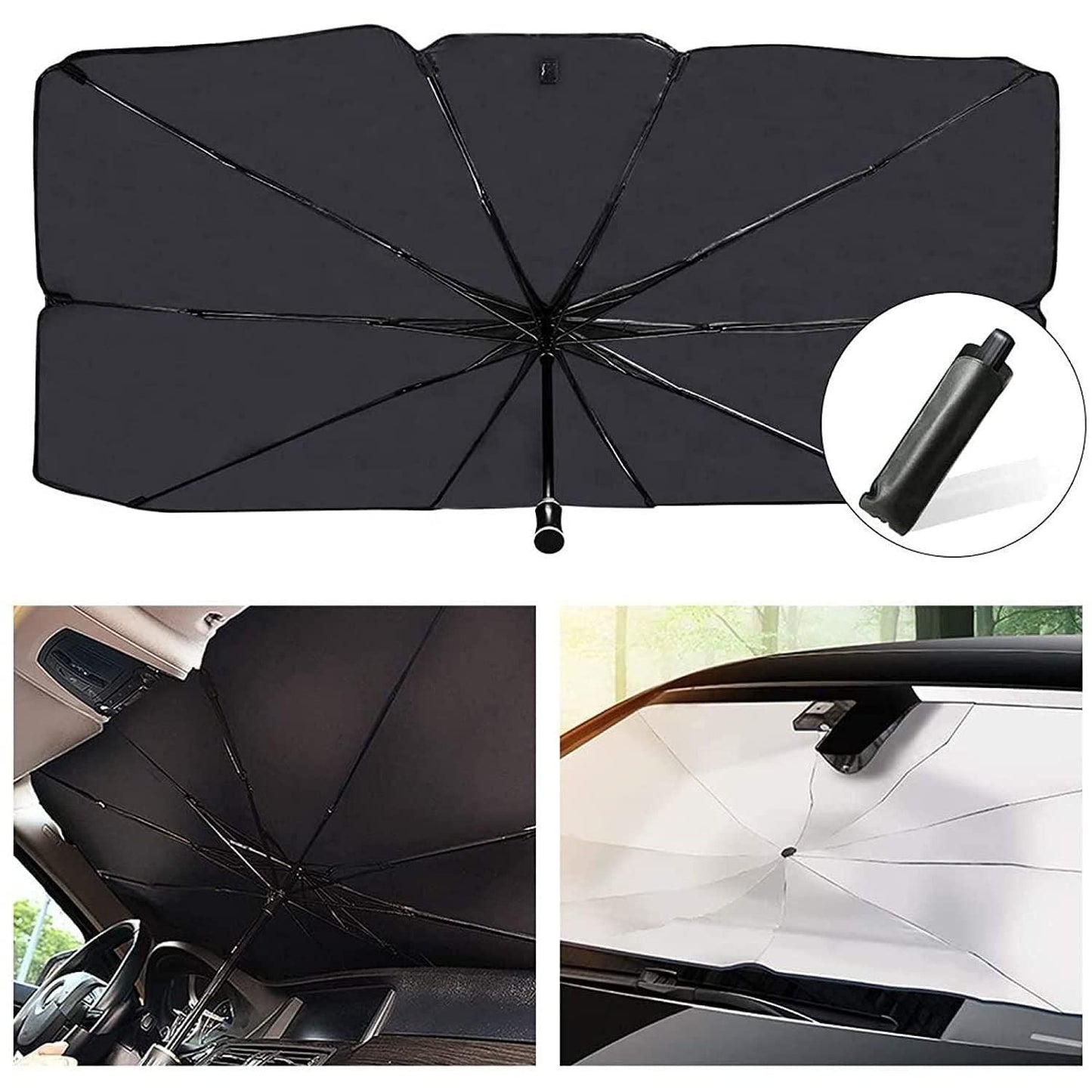 ✨ Car Windshield Sun Heat Protection Umbrella ☂️