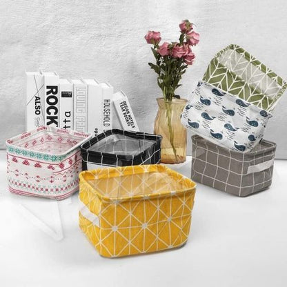 ✨Premium Canvas Storage Basket 🤩Set of 3 @ Just Rs. 699 Only🤩