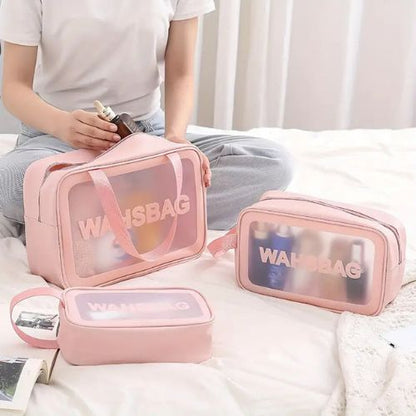 👜 Travel Makeup Bag (Set of 3) - 40% OFF🔥