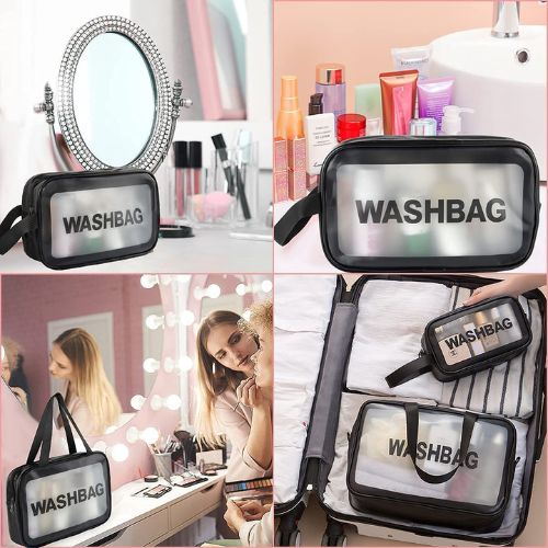 👜 Travel Makeup Bag (Set of 3) - 40% OFF🔥