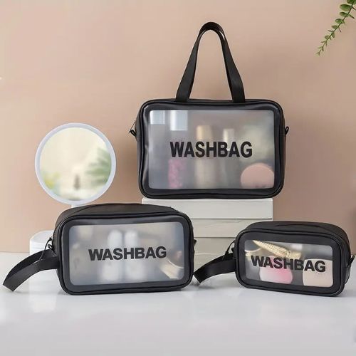 👜 Travel Makeup Bag (Set of 3) - 40% OFF🔥