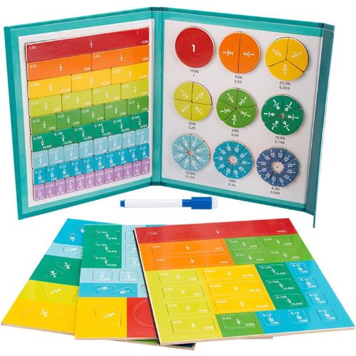 🧩Magnetic Book Fraction Puzzle - 40% OFF Flash Sale 🔥