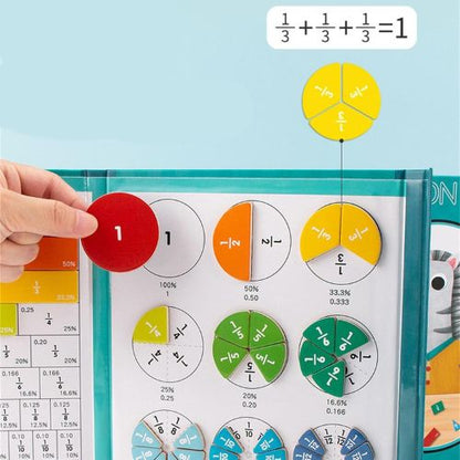 🧩Magnetic Book Fraction Puzzle - 40% OFF Flash Sale 🔥