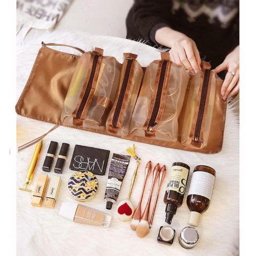 ✨ Hanging Roll-Up Makeup Bag