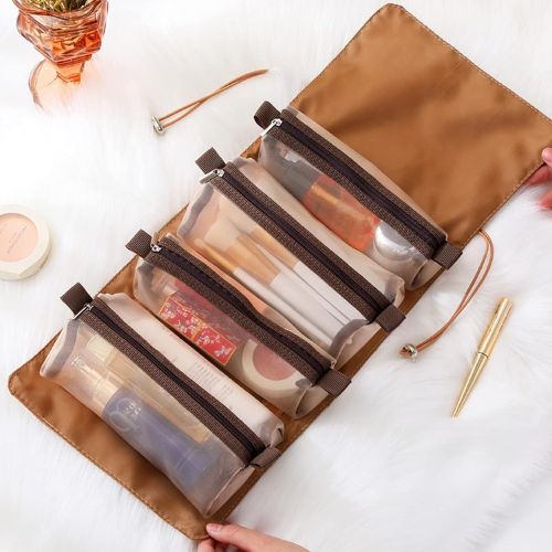 ✨ Hanging Roll-Up Makeup Bag