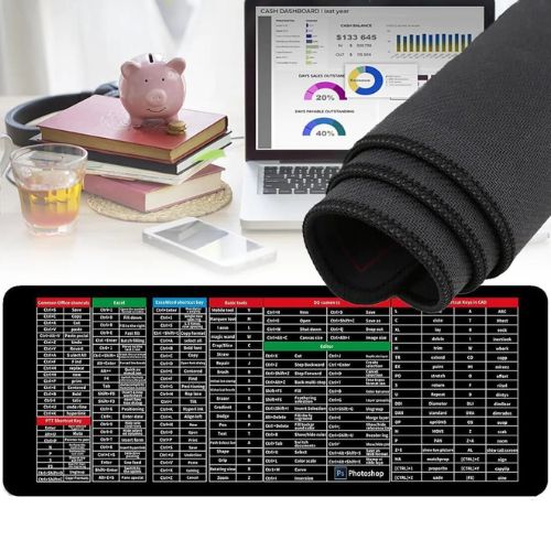 Premium Anti-slip Keyboard Pad with (SHORTCUT KEY PATTERNS)