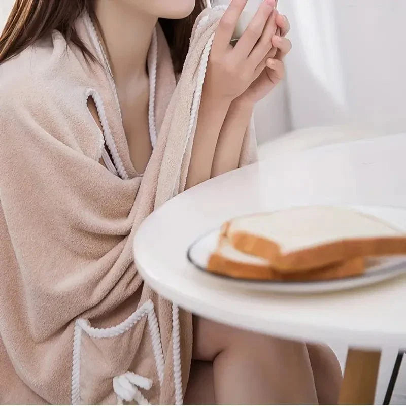 WrapEase™ – A Wearable Bath Towel